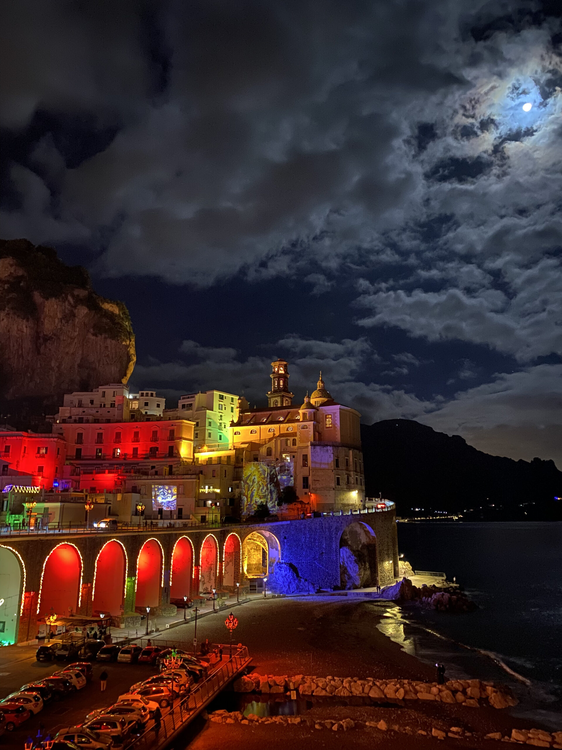 luces en atrani, Costa Amalfitana