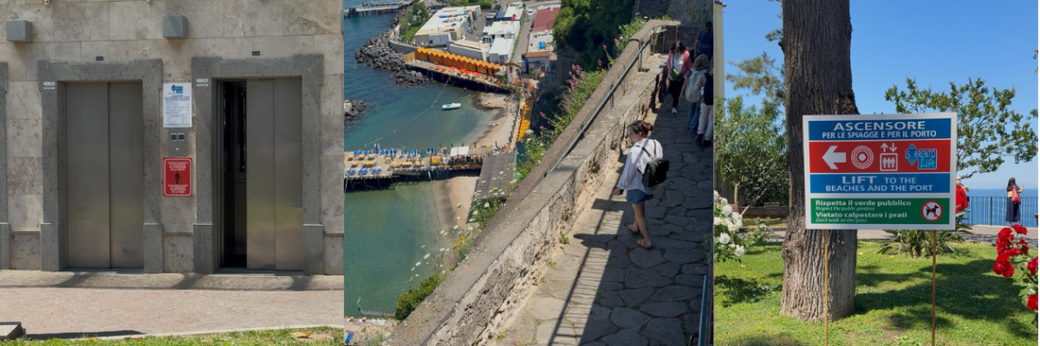 ascensor sorrento puerto marina piccola