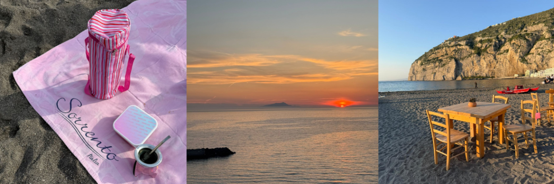 donde ir a la playa en Sorrento gratis