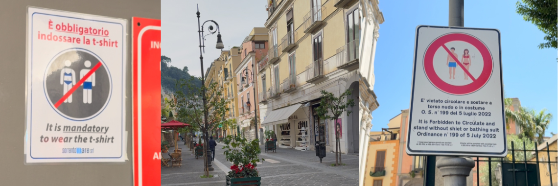 multas en sorrento y costa amalfitana